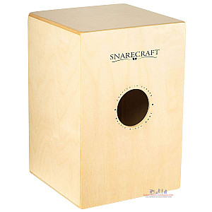 Cajon Meinl Percussion SC80DE Snarecraft Cajon, Dark Eucalyptus Frontplate